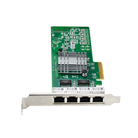 EFT-149 Intel I350-AM4 Chip Jaringan Gigabit PCIe X1-X16 Slot Internal Standar Industri POE 4 Gigabit NIC