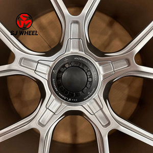 Vente directe SJ - Jantes en alliage forgé argentées 18 19 20 21 22 pouces 5x130 avec blocage central pour Porsche 911 718 Taycan Macan - Product Image 4
