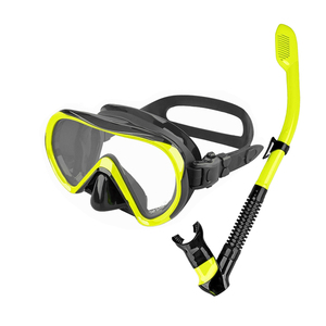 Aloma Custom Swimming Sports Gear Set Tempered Glass Lens & PC Frame Dry <b>Snorkel</b> Diving <b>Masks</b> - Product Image 4