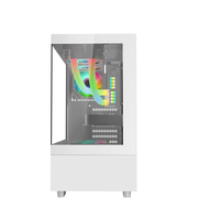 AntarcChill Wholesale Pc Case Atx White Computer Gaming Cases & Towers Gamer Case Tempered Glass Computer Cabinet Chassis