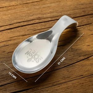 Juego de descanso para cucharas de acero inoxidable de gran tamaño Apto para lavavajillas, 2 soportes para utensilios, cucharón de cocina, espátula, juego de herramientas de cocina - Product Image 1