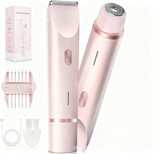 Mini Rasoio Elettrico Portatile da Donna, Trimmer per Peli del Corpo, Rasoio per Zona Bikini, per Uso Domestico e in Auto, <span class=keywords><strong>Epilatore</strong></span> - Product Image 1