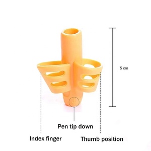 Impugnature a penna per bambini che scrivono a mano per bambini in età prescolare, portamatite in Silicone supporto per la scrittura per la presa di materiale scolastico per bambini - Product Image 2
