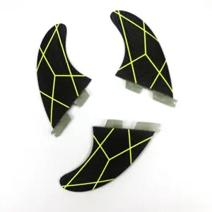 New Arrival Custom Surfboard Fins Fiberglass Surfing Fins Carbon Fiber Fins For Surf With Classic Color Blue Black Yellow Red