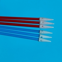 En stock – Éponge de nettoyage automobile mini pointue en PP rouge 750, applicateur de polissage pour bijoux, éponge en mousse pour salle blanche