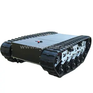 आर सी के लिए रबर ट्रैक मंच रोबोट टैंक रोबोट चेसिस ऑफ सड़क Carring