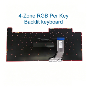 Teclado retroiluminado RGB estadounidense para <span class=keywords><strong>ASUS</strong></span> <span class=keywords><strong>ROG</strong></span> <span class=keywords><strong>Strix</strong></span> G531 G532 G531GW G531GV <span class=keywords><strong>G531GT</strong></span> G532LWS G532LV G532LW inglés V184262AS1 0KN1-8T1US11 - Product Image 3