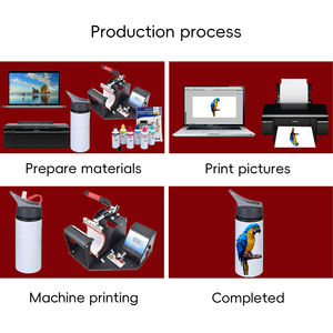 Bouteille d'eau sportive en aluminium blanc en stock en Espagne, prête pour impression personnalisée par transfert thermique, vente en gros, livraison rapide - Product Image 2