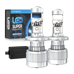 Đèn pha LED HYNBYZJ 6500K 4300K H7, thấu kính đèn pha H4, đèn chiếu mini LED H11, bóng đèn ô tô Bi-lens 9005 9006 - Product Image 1