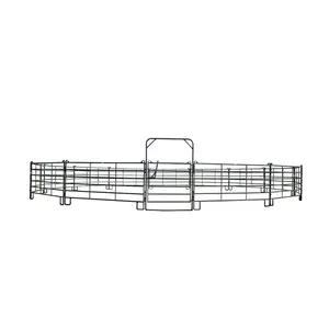 Panel pagar baja Hijau australia 6x10 pagar ternak di panel babi celup panas panel peternakan
