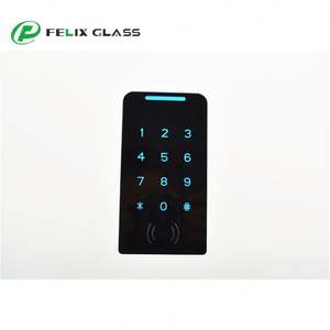 Cerradura de puerta inteligente de 1mm, 2mm, 3mm, placa de vidrio templado frontal resistente a los arañazos para control de acceso para instrumentos de Hotel Industrial - Product Image 6