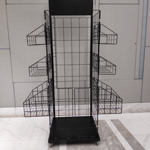 Çelik ekran standı yastık yorgan ekran tel raflar mağaza için zemin ekran kafes - Product Image 1