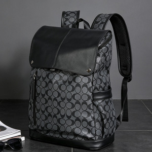 Men's Plaid <b>Backpack</b> <b>Large</b> Capacity Waterproof Travel Laptop Student Bag 20-35L Winter 2026 - Product Image 1