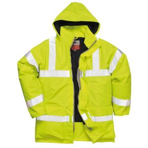 PORTWEST - S778YERXL Bizflame Rain hi-vis antiestático FR chaqueta amarilla-EAN 5036108143498 ROPA DE TRABAJO RESISTENTE A LLAMAS - Product Image 1
