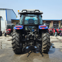 Pengiriman gratis 200hp 220hp 240hp 260hp 4WD di Cina traktor pertanian traktor dengan Front End Loader