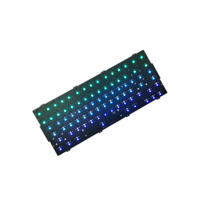 Placa PCB de PCBA desnuda, fabricante de placa PCB tipo C, intercambio en caliente, RGB 80%, Tkl, sin llave, bricolaje, Qmk, PCB, ISO, proveedor Fr4