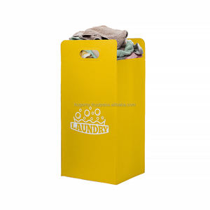 Cesto de Ropa Plegable y Apilable de Fieltro de Poliéster Ecológico, Grande, Resistente y Hecho a Mano, con Asas, Diseño Moderno para Armario - Product Image 5