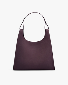 Nouveau sac à main hobo en cuir véritable litchi avec fermeture éclair, bandoulière unique, grande capacité, durable, sac à bandoulière tendance pour femmes - Product Image 1