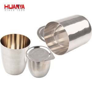 بوتقة بلاتين عالية النقاء 99.95% مع غطاء، سعات 10 مل و25 مل و30 مل و50 مل، أدوات مختبرية من البلاتين - Product Image 3