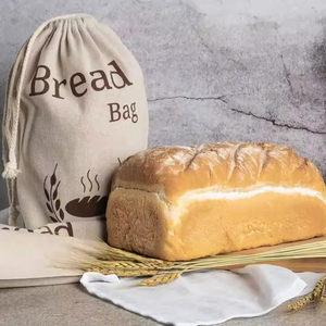 Factory Custom Reusable <strong>Linen</strong> <strong>Bread</strong> <strong>Bag</strong> Pure Cotton Beeswax Sourdough <strong>Bread</strong> <strong>Bags</strong> for Homemade <strong>Bread</strong> - Product Image 5