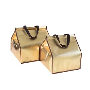 Sac fourre-tout laminé tissé en PP à la mode surdimensionné avec longues poignées impression couleur sacs à provisions plus frais - Product Image 1