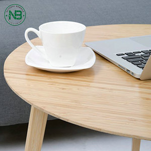 2 Bộ Thiết Kế Hiện Đại Vòng Thân Thiện Với Môi Tre Bàn Cà Phê Đơn Giản Cho Phòng Khách - Product Image 5