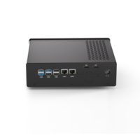Mini PC Industrial Intel Ultra 5-135H con NPU de 11 TOPS para IA, 2 Puertos LAN de 2.5G, Doble Salida HD Tipo-C, Doble M.2 NVMe + 2.5" SATA, DDR5 SSD