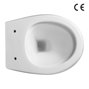 Ensemble de toilettes murales japonaises de luxe Pots de salle de bain en céramique de luxe modernes pour usage domestique Villas à usage domestique suspendus - Product Image 3