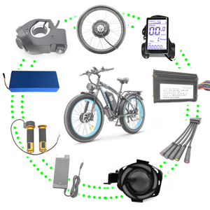 Kit de Conversión para Bicicleta Eléctrica Hosh de 350W, Motor BLDC de 20 Pulgadas con Disco, Controlador Inteligente, Pantalla LCD, Batería de Litio, <span class=keywords><strong>Accesorios</strong></span> de Alimentación - Product Image 2