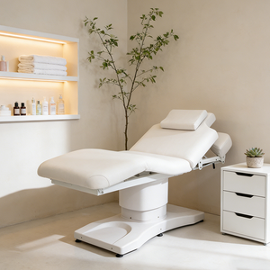 2026 नए डिजाइन आधुनिक हाइड्रोलिक चिकित्सा सैलून बिस्तर लक्जरी 3 मोटर इलेक्ट्रिक चेहरे के बिस्तर कस्टम लैश विस्तार सौंदर्य बिस्तर - Product Image 1