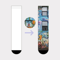 Chaussettes de travail personnalisées pour hommes, design logo tendance et confortable, en coton Cmax, unisexes