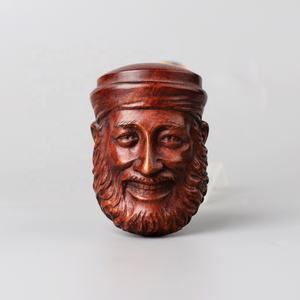 Pipe à tabac en bois faite à la main en forme de vieil homme avec embout buccal - Product Image 5