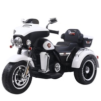 Nouvelles motos et tricycles électriques pour enfants en plastique de grande taille avec télécommande pour bébés de 2 à 6 ans, style Harley