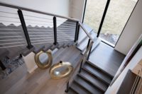 Escalier moderne 50X50mm en acier inoxydable WPC câble vertical garde-corps balustrades main courante pour villa balustrade en verre main courante