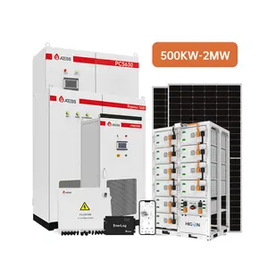 1Mw 2Mw Off Grid Tie Hybrid Inverter Types 3 Phase Solar System For Commercial Industry Use