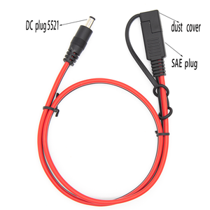 SAE-Anschluss an DC 8mm Adapter-Verlängerung kabel mit DC 5,5mm x 2,5mm Adapter und Polaritäts-Rückwärts adapter - Product Image 5