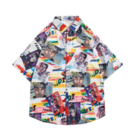 Vente en gros d'usine - Chemise hawaïenne à manches courtes pour homme, style rétro, imprimé patchwork, décontractée, pour les vacances, chemise Aloha, motif personnalisé