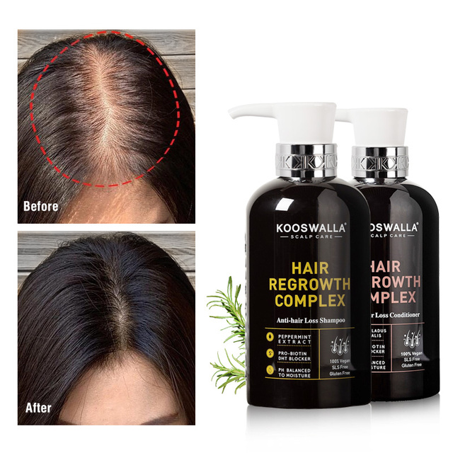 Private Label Biotin Keratin Shampoo for Hair Growth Tea Tree Oil & Nourishing Peppermint Adults Anti-Hair Loss Formula