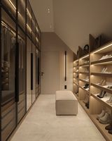 Vermonhouzz – Conception de dressing intégré de luxe haut de gamme avec coiffeuse intégrée pour villas et suites d'hôtels haut de gamme