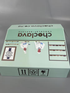 Boîtes en papier de beauté de neige imprimées personnalisées pour la pâtisserie et <span class=keywords><strong>les</strong></span> emballages alimentaires de biscuits Matériau de qualité supérieure - Product Image 3