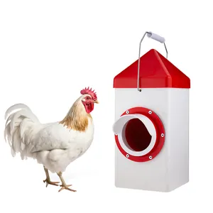 YYC DIY Anti Roost Lid Chicken Drinker And Feeder Set For Chick Duck Goose Poultry Food Feeding and Drinking