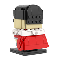 MOC7851 Thragg 178 pièces Têtes carrées Super Héros Invincible Briques de construction en plastique éducatives à assembler soi-même pour enfants