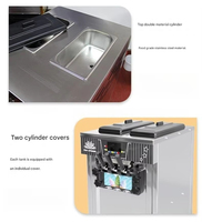 Machine à crème glacée italienne commerciale de haute qualité Machine à crème glacée chinoise Machine à neige Machine à crème glacée