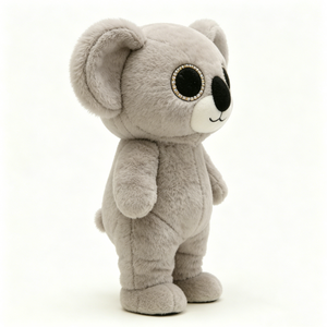 Peluche de koala personalizado, peluche de koala de pie, peluche de koala de ojos grandes, peluche de koala gris - Product Image 3