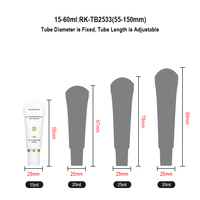 Nouveauté : Tubes de masque facial au yaourt hyaluronique – Emballage cosmétique vide avec bouchon à vis 15ml, 20ml, 30ml pour crème visage