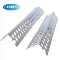 Profilé d'angle en PVC pour cloison sèche, personnalisé, différentes spécifications, avec treillis
