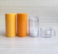 Tube vide rechargeable par le bas pour stick déodorant, crème, gel, baume solide, emballage 15ml 30ml 50ml 75ml Blanc Noir