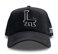 Topi Berkualitas Tinggi Original Berpinggiran Melengkung 5-Panel Kancing Unisex Dapat Disesuaikan Bahan Kanvas Olahraga Baseball