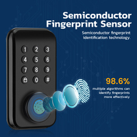 Cerradura Inteligente Kadonio para Puerta Principal con Código Automático, Teclado Antiestático, Contraseña Digital y Llave Mecánica