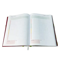 A5 personnalisé relié planificateur quotidien impression conception personnalisée agenda organisateur planificateur cahier planificateur 2025